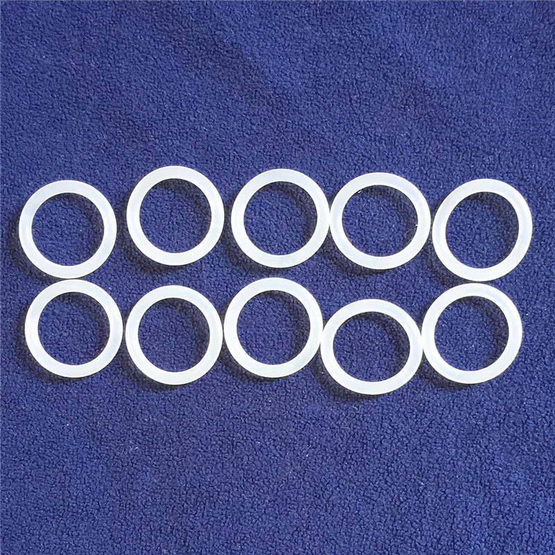Chenkai 50pcs Clear Silicone Adapter O Rings DIY Baby Pacifier Dummy MAM Napkin Holder O Ring Transparent BPA Free Food Grade Y1221