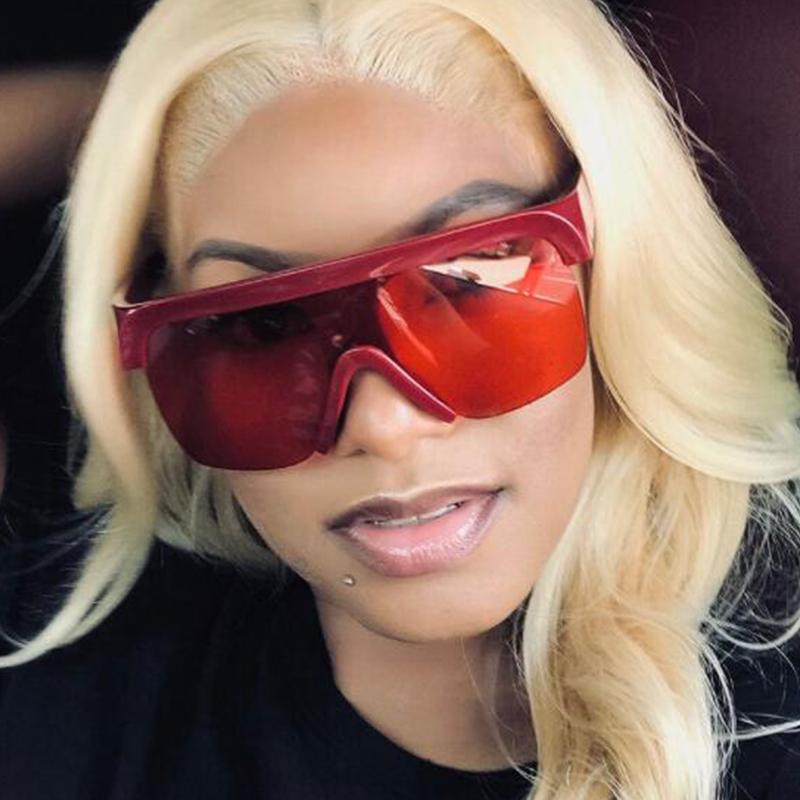 Sunglasses Fashion Red Burgundy Half Frame Oversized Women Gradient Sun Glasses Square Shades Goggles UV400
Sunglasses Fashion Red Burgundy Half Frame Oversized Women Gradient Sun Glasses Square Shades Goggles UV400