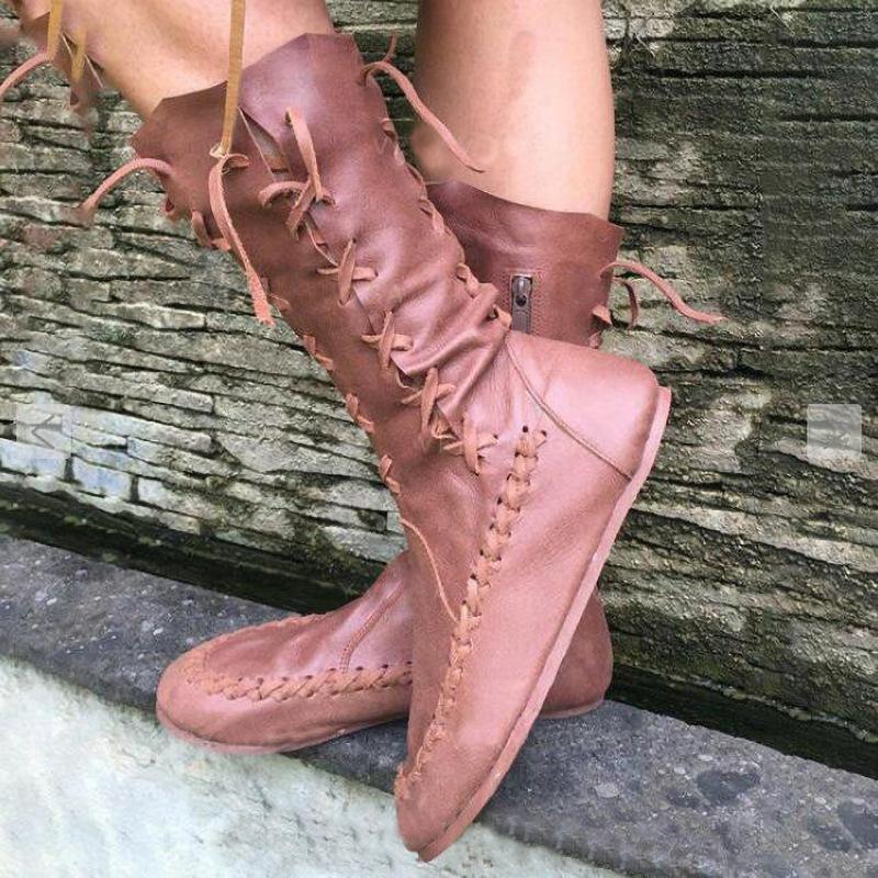 Boots women lace up casual flat ladies shoes autumn pu leather cross strap sexy mid calf boots platform punk riding, As pic
Boots women lace up casual flat ladies shoes autumn pu leather cross strap sexy mid calf boots platform punk riding, As pic