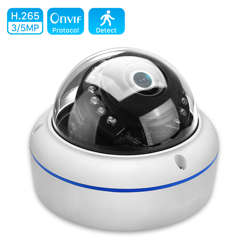 5MP 2592*1944 IP Camera 2.8mm Wide Vandal-proof Surveillance Video Dome Camera CCTV H.265 5MP 3MP 2MP IP Camera DC 12V 48V PoE LJ201209
5MP 2592*1944 IP Camera 2.8mm Wide Vandal-proof Surveillance Video Dome Camera CCTV H.265 5MP 3MP 2MP IP Camera DC 12V 48V PoE LJ201209