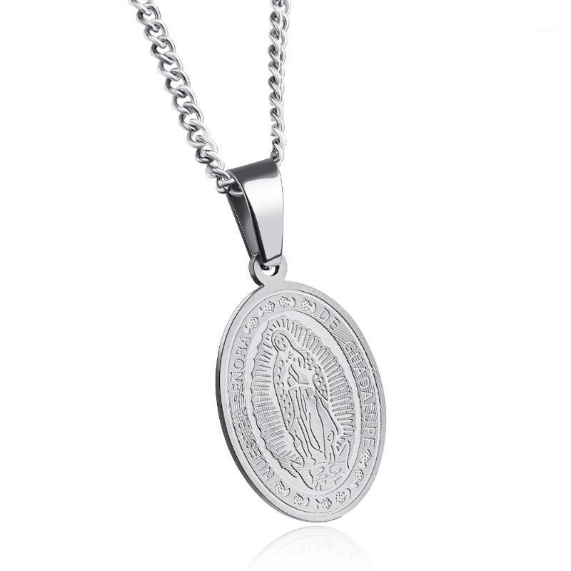 European and American Trend Pendant Personality Guadalupe Our Lady Titanium Steel Necklace Religious Jewelry 3-GX11381
European and American Trend Pendant Personality Guadalupe Our Lady Titanium Steel Necklace Religious Jewelry 3-GX11381