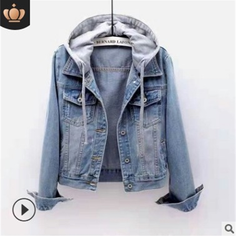 ZQLZ Plus Size S5XL Winter Jacket Women Thick Hooded Denim Coat Female Casual Short Parka Mujer Jean Jacket 201026