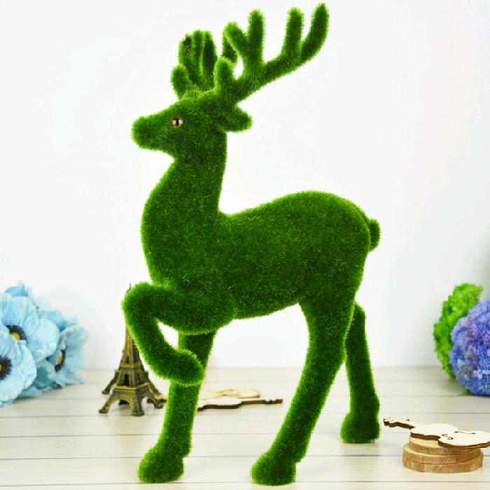 Creative Artificial Grass Reindeer Turf Small Cute Animals Christmas Fake Deer Plastic Moss Stone Decorative Home Table Dispaly, Green a
Creative Artificial Grass Reindeer Turf Small Cute Animals Christmas Fake Deer Plastic Moss Stone Decorative Home Table Dispaly, Green a