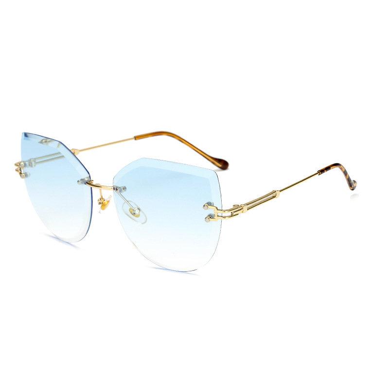 KUJUNY Metal Frame Sunglasses Frameless Trimming Sunglasses Ladies Ocean Lens Sunglass UV protection Seaside Holiday Eyewear
KUJUNY Metal Frame Sunglasses Frameless Trimming Sunglasses Ladies Ocean Lens Sunglass UV protection Seaside Holiday Eyewear