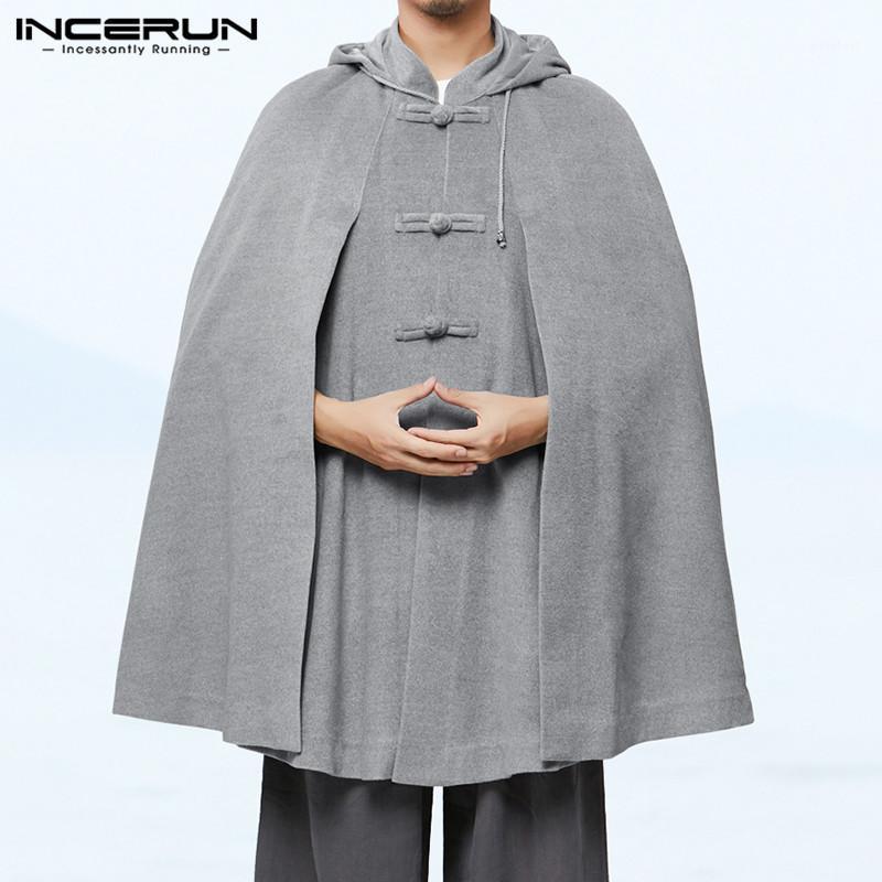 Men' Trench Coats Men Cloak Hooded Solid Vintage Button Casual Loose Jackets Ponchos Retro Fleece Streetwear Cape Male -5XL INCERUN1, Gray
Men' Trench Coats Men Cloak Hooded Solid Vintage Button Casual Loose Jackets Ponchos Retro Fleece Streetwear Cape Male -5XL INCERUN1, Gray