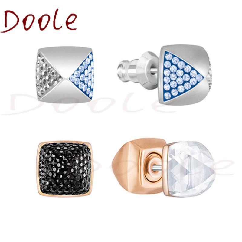Stud 2021 Fashion Jewelry High Quality SWA Glamorous Geometric Black Blue Crystal Earrings Romantic Birthday Gift For Women
Stud 2021 Fashion Jewelry High Quality SWA Glamorous Geometric Black Blue Crystal Earrings Romantic Birthday Gift For Women
