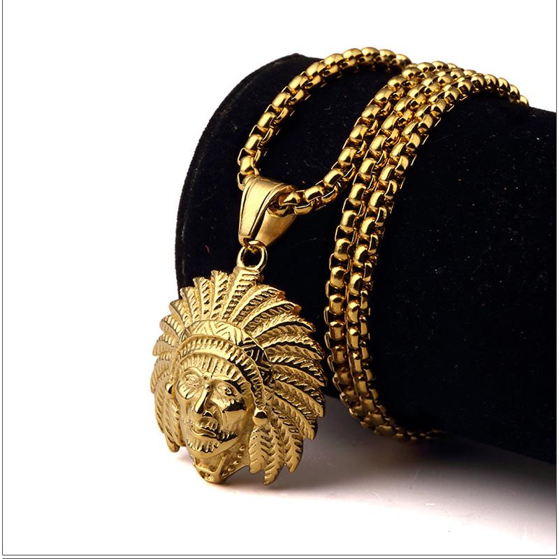 Popular chieftain pendant Necklace chain hiphop ornament 18 gold plating necklace for Men jewelry
Popular chieftain pendant Necklace chain hiphop ornament 18 gold plating necklace for Men jewelry