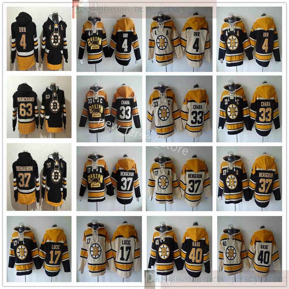 Boston Bruins Hockey Hoodie Jerseys 4 Bobby Orr 33 Zdeno Chara 37 Patrice Bergeron 77 Ray Bourque Milan Lucic Tuukka Rask Brad Marchand, Same as picture
Boston Bruins Hockey Hoodie Jerseys 4 Bobby Orr 33 Zdeno Chara 37 Patrice Bergeron 77 Ray Bourque Milan Lucic Tuukka Rask Brad Marchand, Same as picture