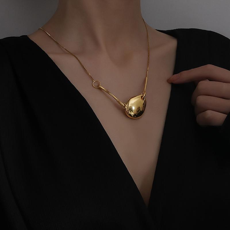 Woogge Geometric Irregular Meteorite Pendant Chain Clavicle Necklace For Women Minimalist Gold Sliver Color Metal Necklace
Woogge Geometric Irregular Meteorite Pendant Chain Clavicle Necklace For Women Minimalist Gold Sliver Color Metal Necklace