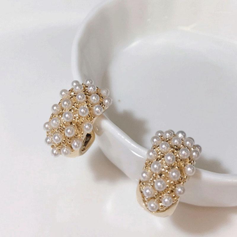 Korean Full Pearl Hoop Earrings for Women Girl Gold Color Alloy C Shape Pendant Earrings Statement Wedding Bridal Jewelry Gift1
Korean Full Pearl Hoop Earrings for Women Girl Gold Color Alloy C Shape Pendant Earrings Statement Wedding Bridal Jewelry Gift1
