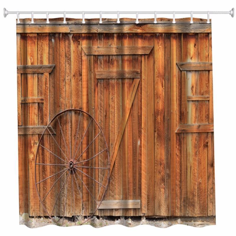 3D New Vintage Timber Bathroom Shower Curtains Waterproof Polyester Wood Door Bath Curtains + Hooks Douche American1
3D New Vintage Timber Bathroom Shower Curtains Waterproof Polyester Wood Door Bath Curtains + Hooks Douche American1