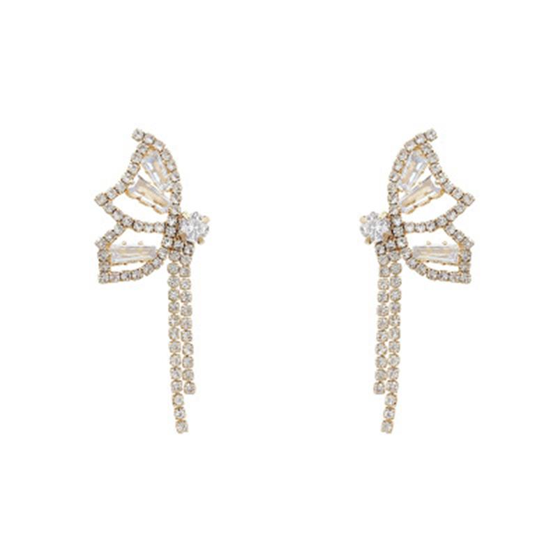 Fashionable new glittering tassel Butterfly Earrings Korean style elegant high quality Earrings
Fashionable new glittering tassel Butterfly Earrings Korean style elegant high quality Earrings