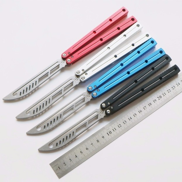 kraken Butterfly trainer training knife baliplus Aluminum Alloy handle tactical folding pocket knife
kraken Butterfly trainer training knife baliplus Aluminum Alloy handle tactical folding pocket knife