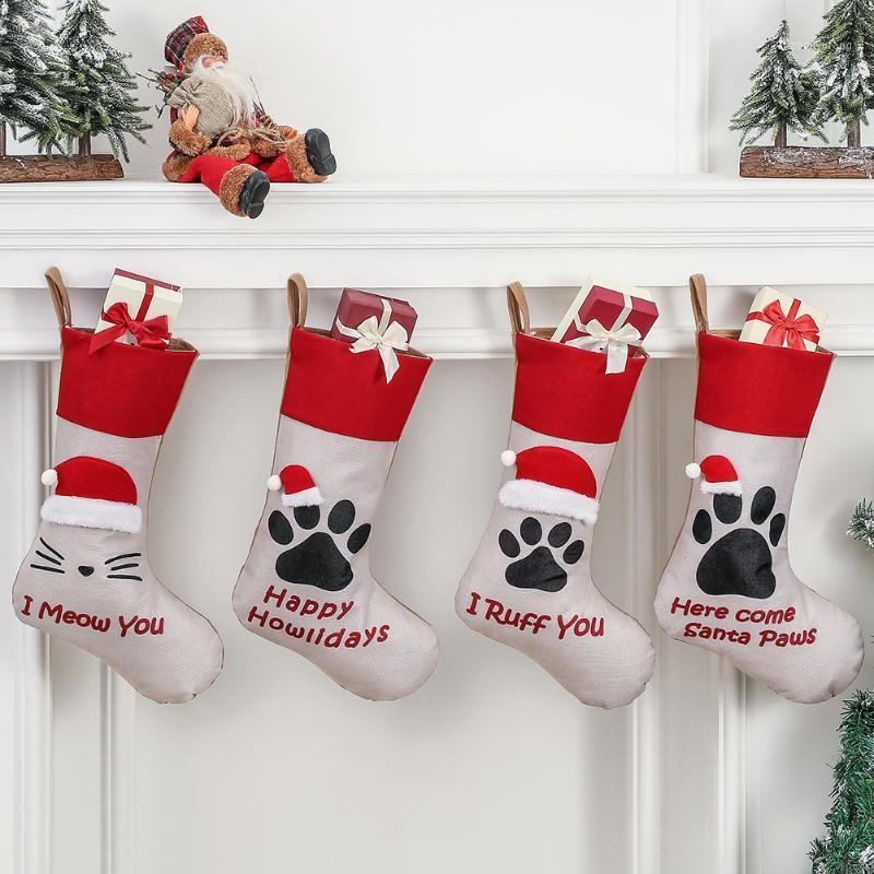 Christmas Decorations 2022 Creative Cat And Dog Stockings Gift Bag Candy Fireplace Home Decor Tree Ornaments Pendant
Christmas Decorations 2022 Creative Cat And Dog Stockings Gift Bag Candy Fireplace Home Decor Tree Ornaments Pendant