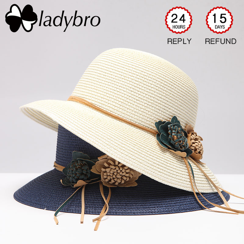 Ladybro Summer Beach Straw Sun Hat Holiday Ladies Hats Cap For Female Ribbon Elegant Bucket Hat For Women Headwear Travel Cap, 006 pink
Ladybro Summer Beach Straw Sun Hat Holiday Ladies Hats Cap For Female Ribbon Elegant Bucket Hat For Women Headwear Travel Cap, 006 pink