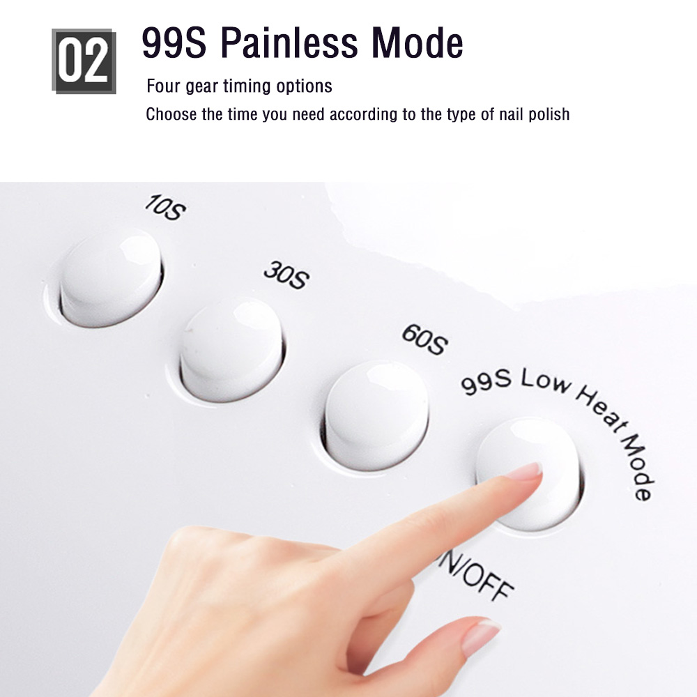 SUN5 48W Nail Dryer UV LED For Nails Lamp Curing Gel Polish Quick Drying With Auto Sensor Manicure Salon tool