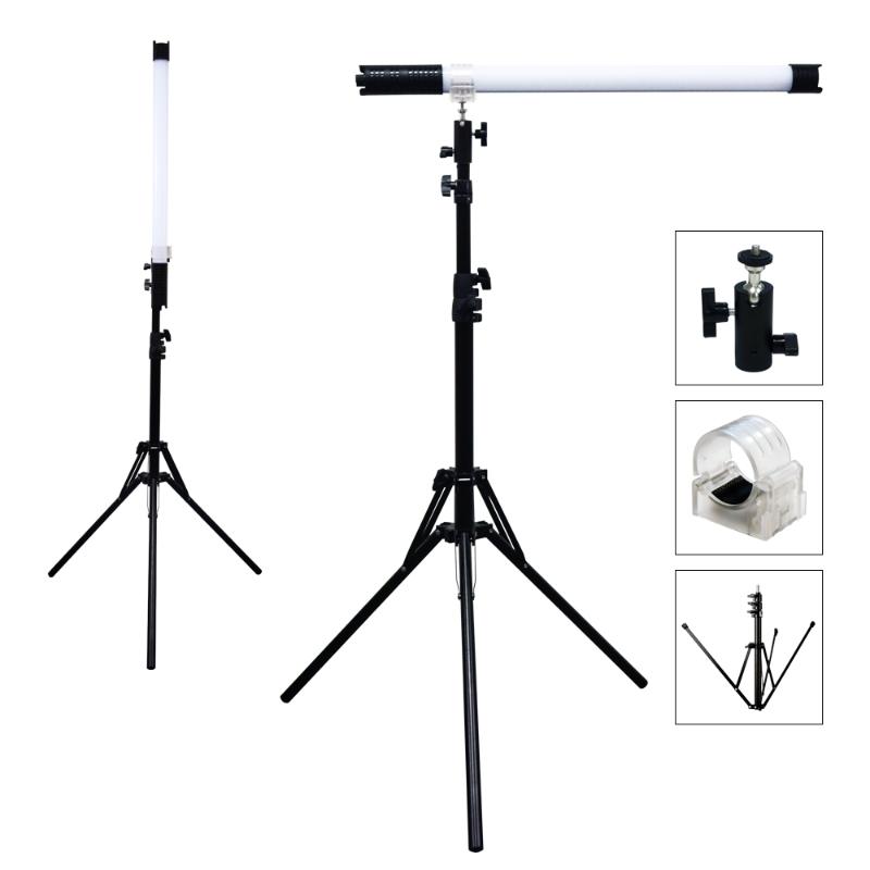 Handheld Stick LED Video Light RGB Color Studio Photography Lamp 12 models special effects Phone App Control Led Lamp + Tripod
Handheld Stick LED Video Light RGB Color Studio Photography Lamp 12 models special effects Phone App Control Led Lamp + Tripod