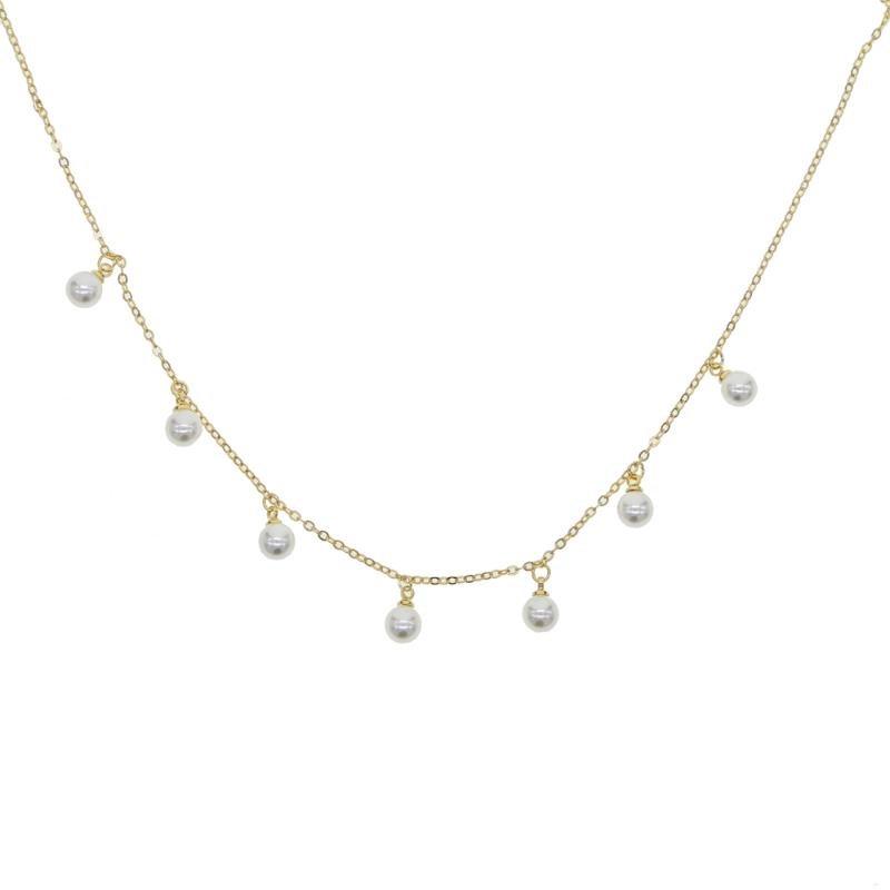 2 colors plated women wedding necklace with fresh pearl charm pendant necklace jewelry
2 colors plated women wedding necklace with fresh pearl charm pendant necklace jewelry