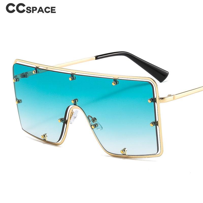 Sunglasses 46638 Oversized Square Goggle Luxury Rivet Men Women Fashion Shades UV400 Vintage Glasses
Sunglasses 46638 Oversized Square Goggle Luxury Rivet Men Women Fashion Shades UV400 Vintage Glasses