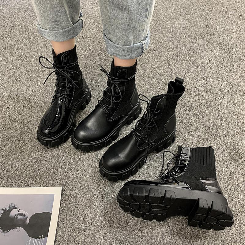 Boots Women New 2020 Autumn Shoes Lace Up Round Toe Winter Footwear Luxury Designer Rubber Rock Ladies Med Lolita Fashion Rome1
Boots Women New 2020 Autumn Shoes Lace Up Round Toe Winter Footwear Luxury Designer Rubber Rock Ladies Med Lolita Fashion Rome1