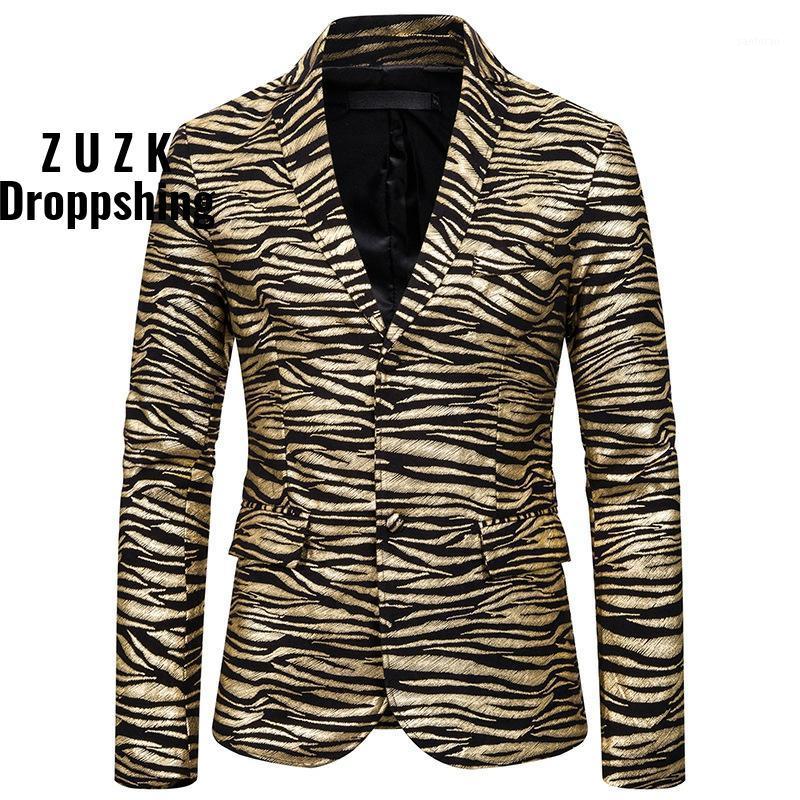 Men's Suits & Blazers Men's Blazer Slim Fit Tiger Bronzing Printing Suit Dress Costumes Jacket Tuxedo Blazer1, Silver
Men's Suits & Blazers Men's Blazer Slim Fit Tiger Bronzing Printing Suit Dress Costumes Jacket Tuxedo Blazer1, Silver
