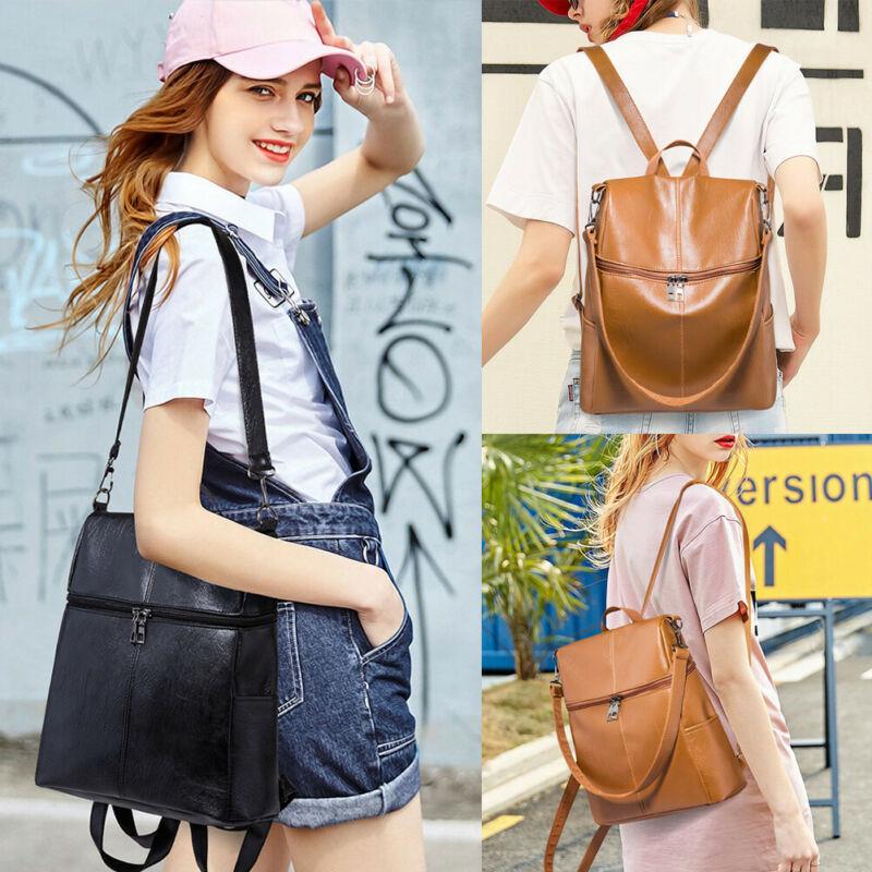 Fashion Women PU Leather Backpack Bag Cute Girl Street Bag Fashion Purse Cross Shoulder Travel Handbag, Black
Fashion Women PU Leather Backpack Bag Cute Girl Street Bag Fashion Purse Cross Shoulder Travel Handbag, Black