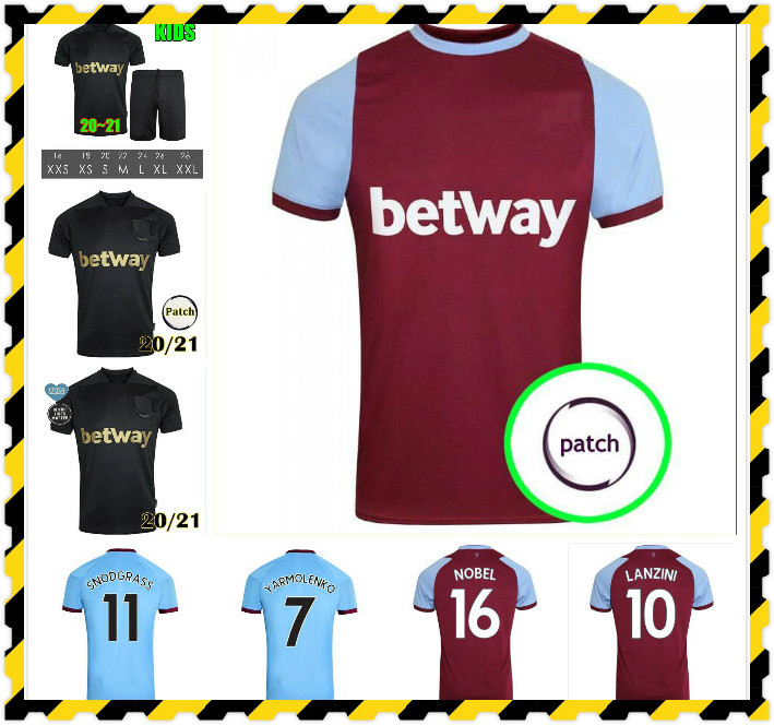 Ham Men Kids 20 21 United Soccer jerseys Third Away black LANZINI CHICHARITO NOBLE ANTONIO 2020 2021 Football Shirts 125th Anniversary
Ham Men Kids 20 21 United Soccer jerseys Third Away black LANZINI CHICHARITO NOBLE ANTONIO 2020 2021 Football Shirts 125th Anniversary