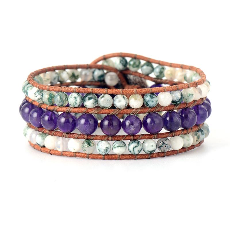 New Handmade Delicate Femme Natural Stones Onyx Beads Bracelets Hollow Heart Wrap Unisex Bracelet Gifts, Drop Shipping
New Handmade Delicate Femme Natural Stones Onyx Beads Bracelets Hollow Heart Wrap Unisex Bracelet Gifts, Drop Shipping