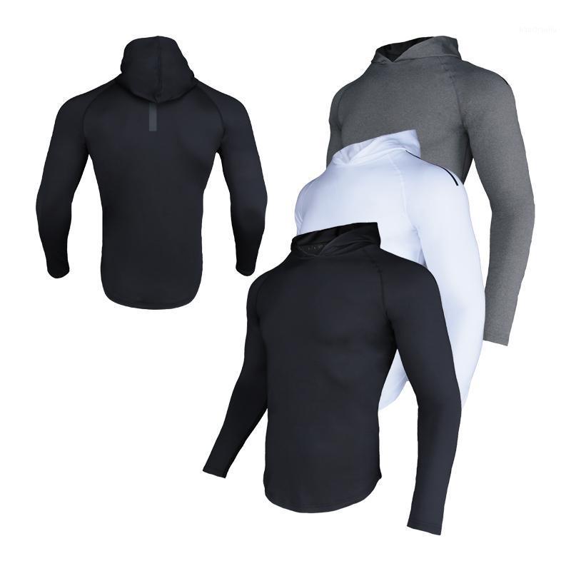 Compression Hoodies Men Training Gym Pullover Jackets Quick Dry Tight Outdoor Fitness Sweatshirts Male Running Long Sleeve1, White 
Compression Hoodies Men Training Gym Pullover Jackets Quick Dry Tight Outdoor Fitness Sweatshirts Male Running Long Sleeve1, White