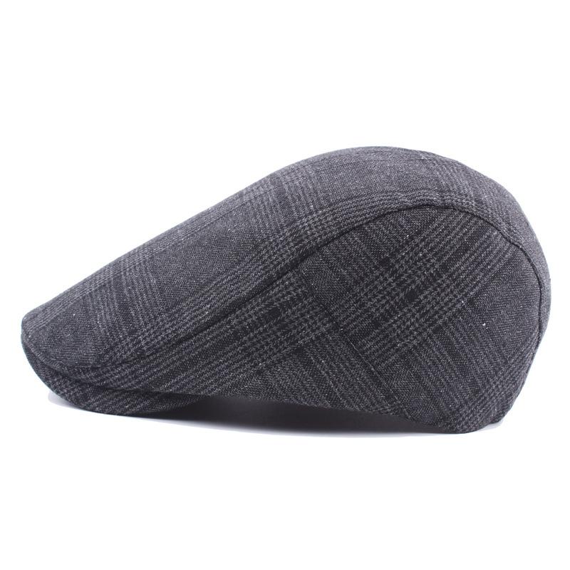 Berets Casquette Casual Men's Flat Cap Summer Linen Beret Male Plaid Gray Houndstooth Breathable Brand Duck Lips Driving BLM15, Black
Berets Casquette Casual Men's Flat Cap Summer Linen Beret Male Plaid Gray Houndstooth Breathable Brand Duck Lips Driving BLM15, Black