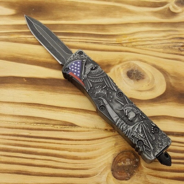 1861-1865 Statue of Liberty double action automatic auto self defense folding edc knife camping knife hunting knives xmas gift
1861-1865 Statue of Liberty double action automatic auto self defense folding edc knife camping knife hunting knives xmas gift