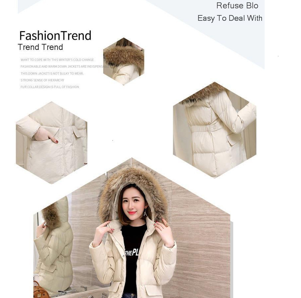 Plus Size 2020 new Jacket Women coat Hat Winter Down Jacket Light Duck Down Warm Thick Female Outwear Hooded Long Sleeve LJ201127