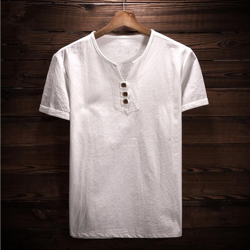 Hot Sale 2020 Summer vintage brand men shirt big size men's v-neck short sleeve cotton linen shirt plus size clothing M-5XL, Gray blue
Hot Sale 2020 Summer vintage brand men shirt big size men's v-neck short sleeve cotton linen shirt plus size clothing M-5XL, Gray blue