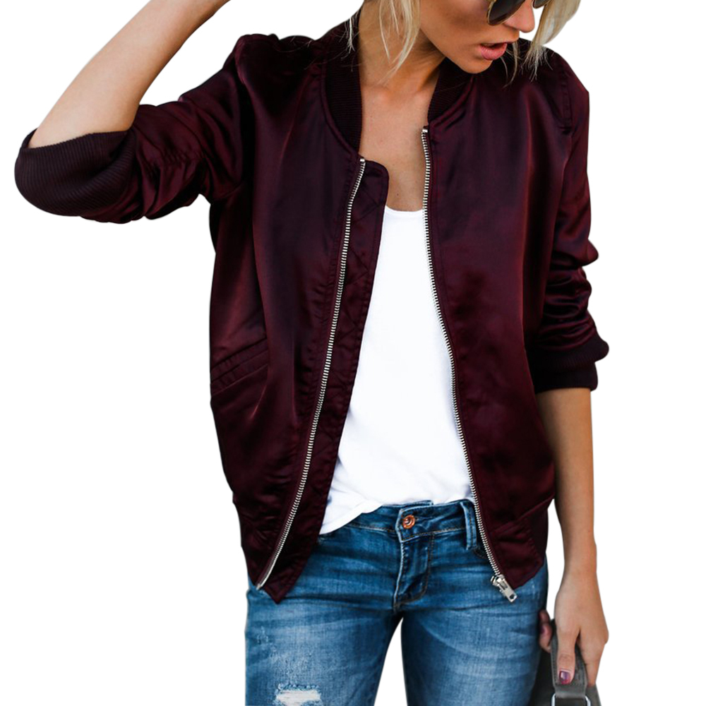 2019 Fashion Windbreaker Jacket Women Summer Coats Long Sleeve Basic Jackets Bomber Thin Women's Jacket Female Jackets Outwear T200111