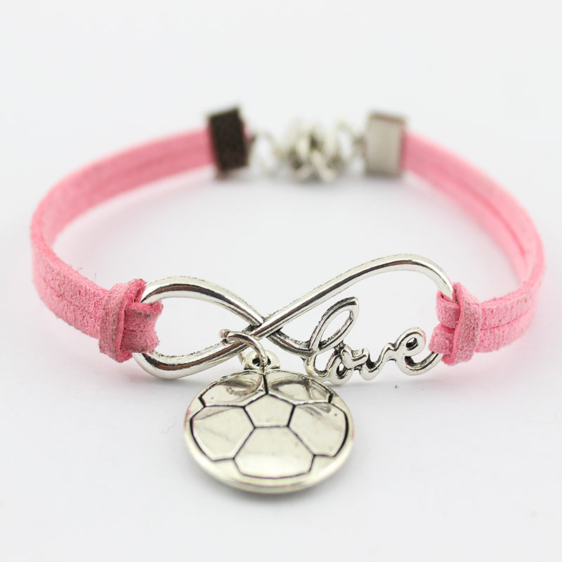 Infinity Love Soccer Football Charm Bracelet Suede Leather Adjustable Bracelets Women Girl Minimalist Best Friends Gift Jewelry
Infinity Love Soccer Football Charm Bracelet Suede Leather Adjustable Bracelets Women Girl Minimalist Best Friends Gift Jewelry