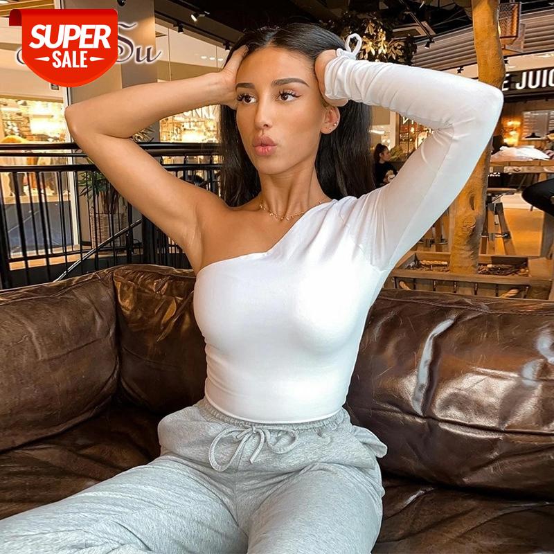 ArtSu Sexy One Shoulder Cropped Tops Solid Drawing Long Sleeve T-Shirts For Women Slim Fashion Autumn Winter Tees TS52522 #Il4u, White
ArtSu Sexy One Shoulder Cropped Tops Solid Drawing Long Sleeve T-Shirts For Women Slim Fashion Autumn Winter Tees TS52522 #Il4u, White