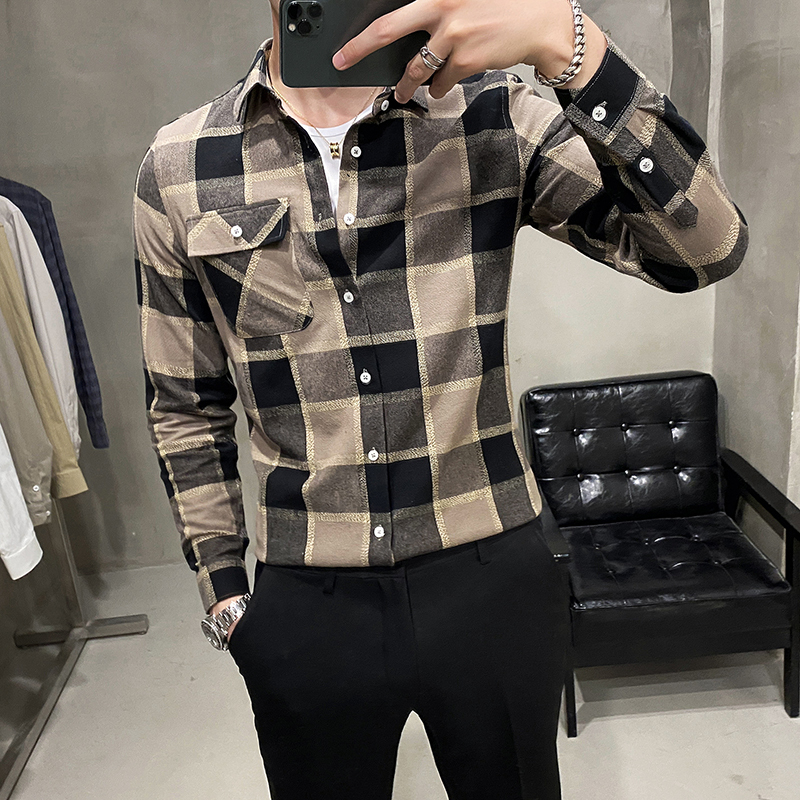 2020 British Style Verification Shirt Fine Autumn Fit Chess High Quality Long Sleeve Formal Casual 3xl Korean Shirts Men's Clothes M87t, Black
2020 British Style Verification Shirt Fine Autumn Fit Chess High Quality Long Sleeve Formal Casual 3xl Korean Shirts Men's Clothes M87t, Black