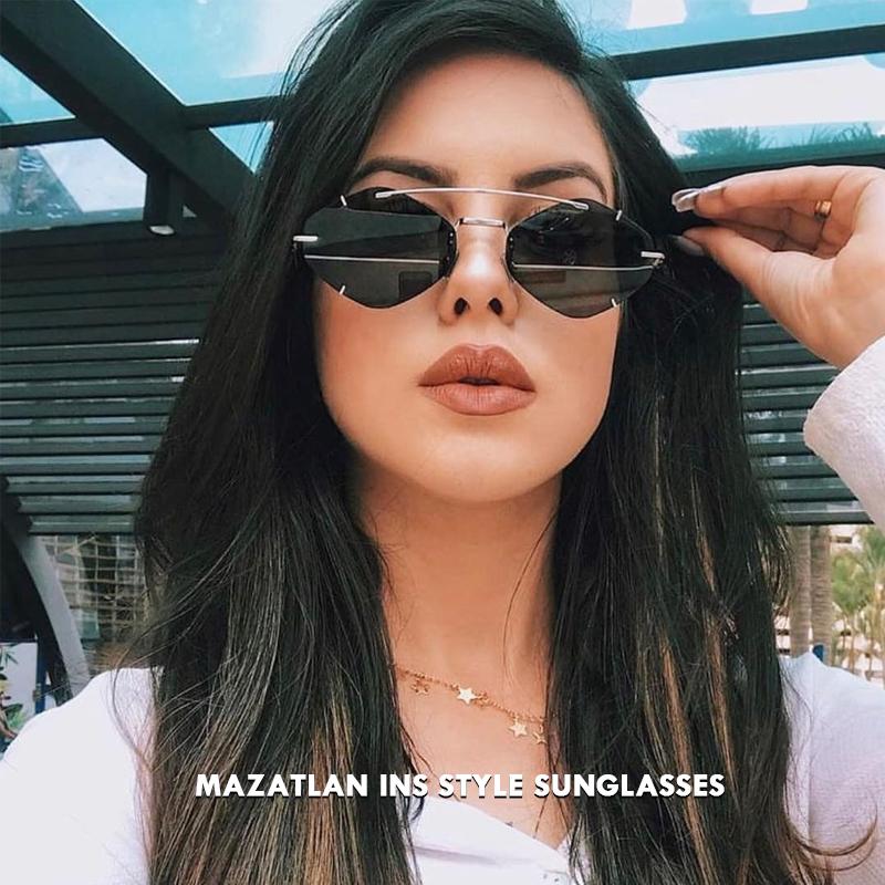 Mazatlan 2020 New Sunglasses For Women Square Rimless Diamond cutting Lens Brand Designer Fashion Shades Sun Glasses
Mazatlan 2020 New Sunglasses For Women Square Rimless Diamond cutting Lens Brand Designer Fashion Shades Sun Glasses