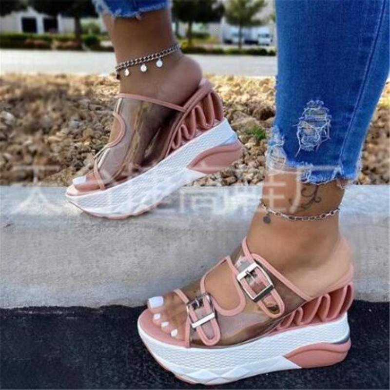 Summer Wedge Belt Buckles Big Size Wedges Shoes Light Women's Sandals 2blh, 03
Summer Wedge Belt Buckles Big Size Wedges Shoes Light Women's Sandals 2blh, 03