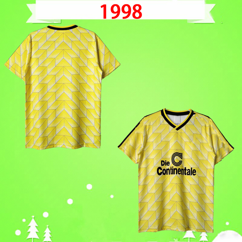 Dortmund 1998 retro soccer jersey home yellow 98 classic Vintage football shirt Möller HERRLICH CHAPUISAT BorussIa S-2XL, Black;yellow
Dortmund 1998 retro soccer jersey home yellow 98 classic Vintage football shirt Möller HERRLICH CHAPUISAT BorussIa S-2XL, Black;yellow