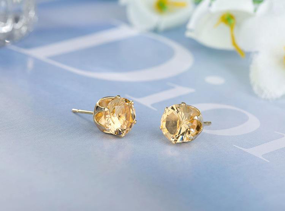 Shiny Crown Cubic Zirconia Stud Earrings for Women Girls Ladies 18K Gold Silver Plated Crystal DIamond Earrings Bridal Wedding Jewelry Nice Promotion 