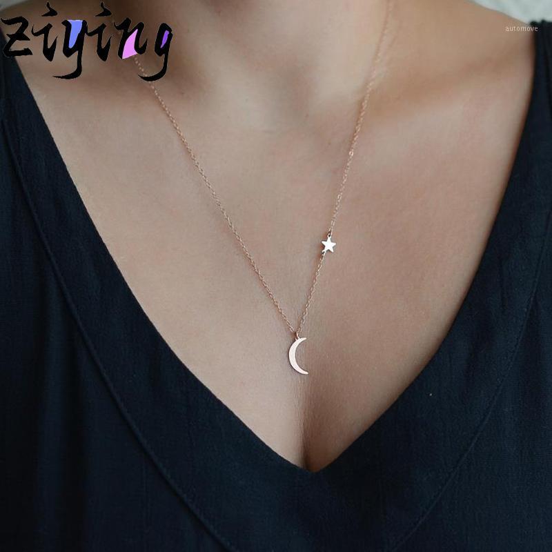 Moon Star Pendant Necklace European And American Cross-border Jewelry Simple And Versatile Copper Ladies Short Clavicle Necklace1
Moon Star Pendant Necklace European And American Cross-border Jewelry Simple And Versatile Copper Ladies Short Clavicle Necklace1