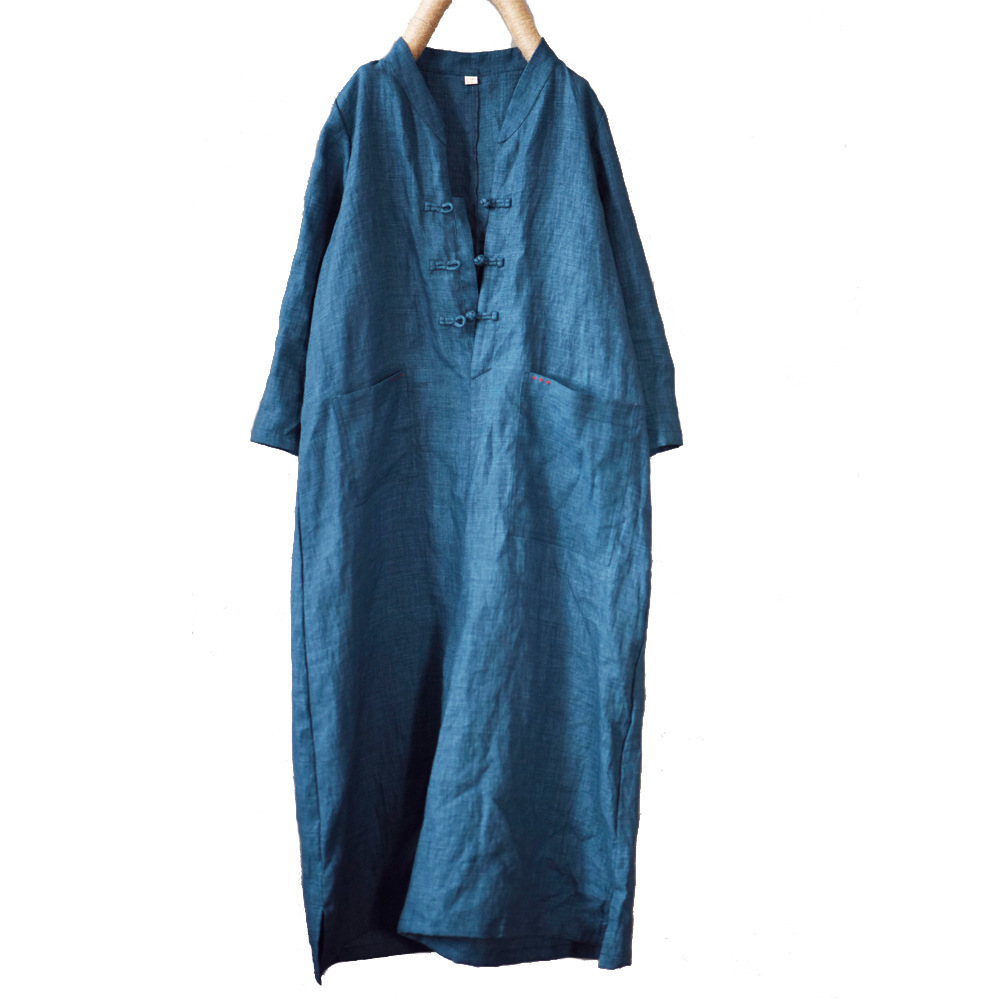 Johnature Women Vintage Jumpsuits Pockets Belt New Cotton Linen Women Spring Cloths Loose Fall Retro Casual Jumpsuits 201007