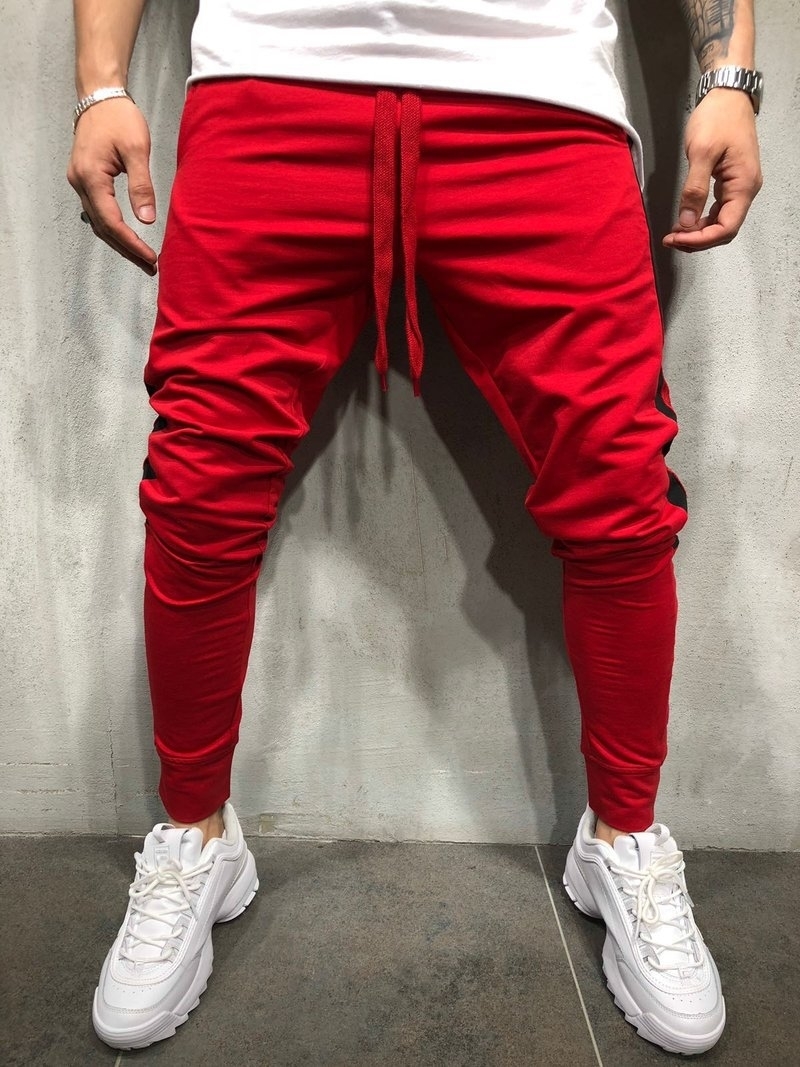 Mens Joggers Casual Fitness Men Sportswear Tracksuit Bottoms Skinny Sweatpants Trousers Black Gyms Jogger Track Pants 201218