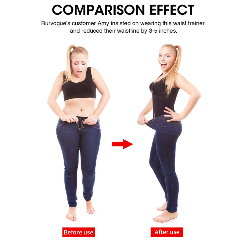 Burvogue Waist Trainer Corset for Weight Loss Women Latex Corset Body Shaper Tummy Waist Cincher Slimming Shaper Belt Shapewear 201105