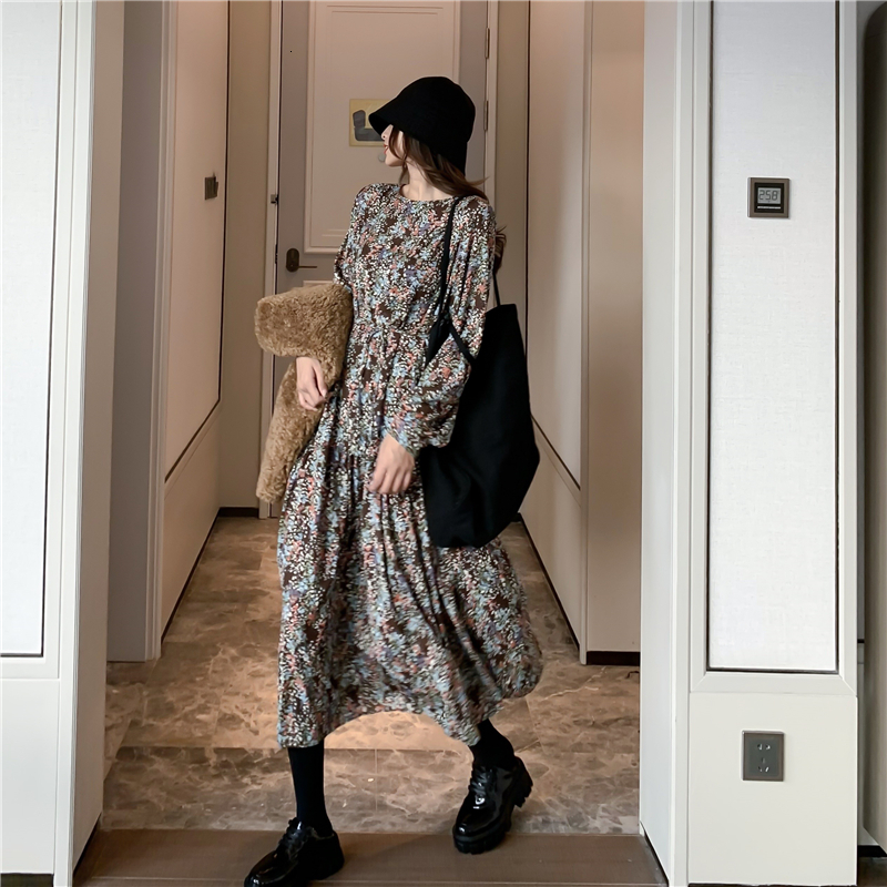 2021 New Vintage Floral Maxi Spring Autumn A-line Long Sleeve Elegant Retro Women Vestidos 4s7h, Multi
2021 New Vintage Floral Maxi Spring Autumn A-line Long Sleeve Elegant Retro Women Vestidos 4s7h, Multi