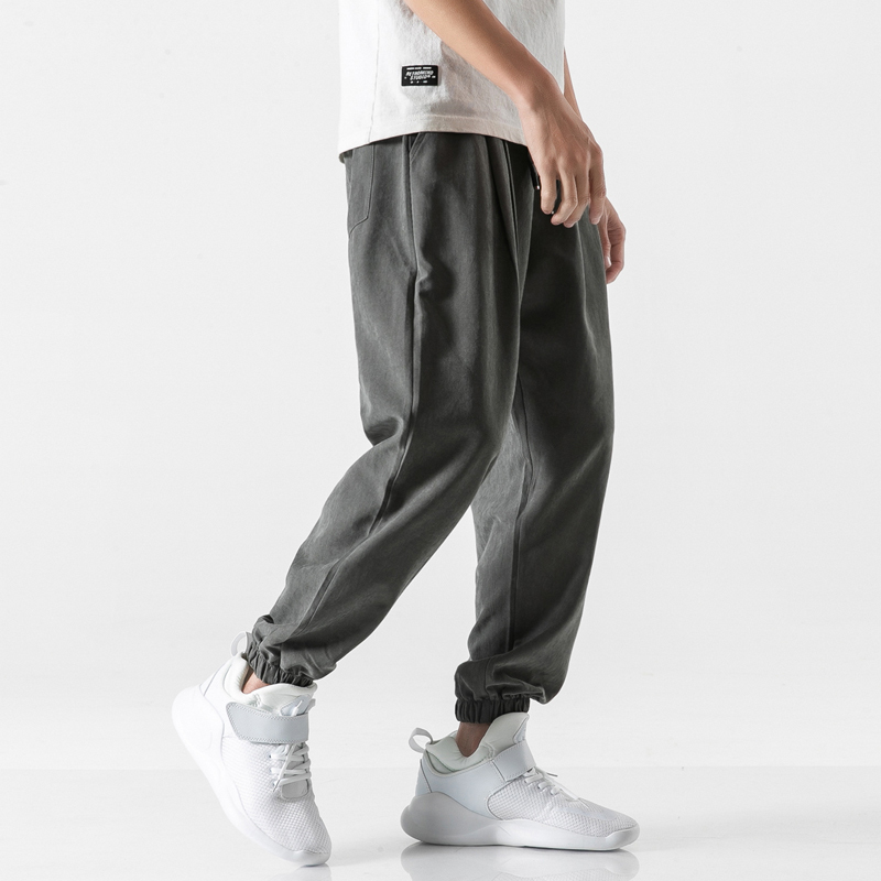 SingleRoad Men's Harem Pants Joggers Men Summer Cold Feeling Hip Hop Japanese Streetwear Sweatpants Trousers Joggers Male 201027