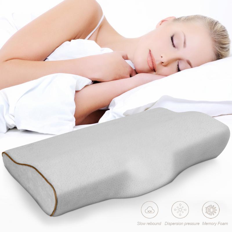 Comfortable soft memory Foam Anti-snoring Pillow Velvet Head Neck for better sleep Support Bedding Home Decor