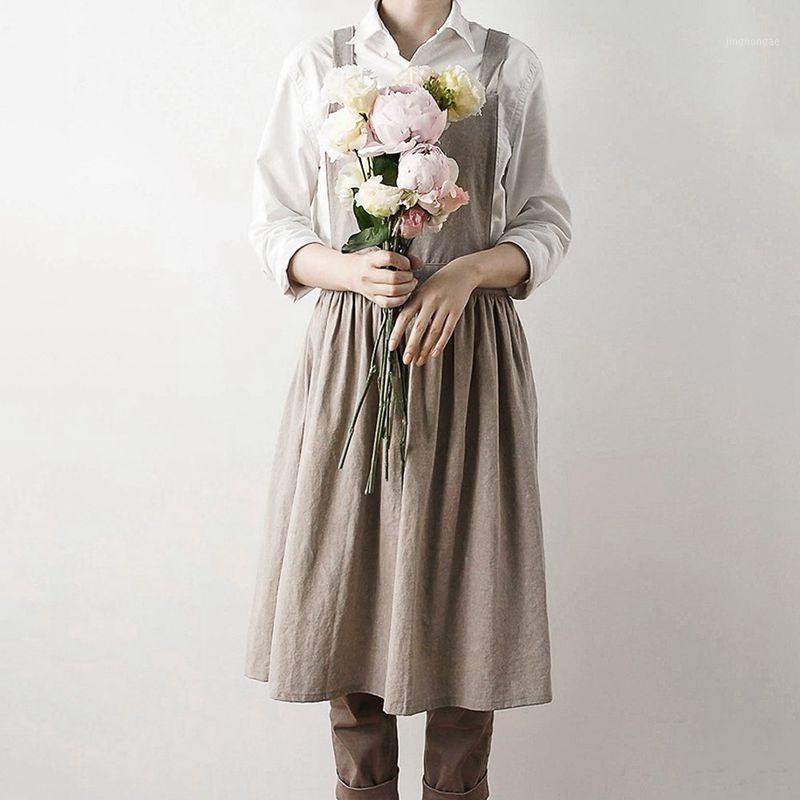 Aprons Simple Washed Cotton Uniform Adult Aprons for Woman Lady's Kitchen Cooking Gardening Coffee Shop Oat color1
Aprons Simple Washed Cotton Uniform Adult Aprons for Woman Lady's Kitchen Cooking Gardening Coffee Shop Oat color1