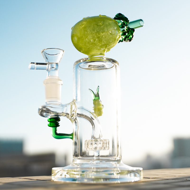 New Heady Glass Bongs Fruit Shaped Hookahs Showerhead Perc Water Pipes Dab Oil Rigs Peach Pineapple Fruit Inside 14.5mm Female With Bowl DHL20092
New Heady Glass Bongs Fruit Shaped Hookahs Showerhead Perc Water Pipes Dab Oil Rigs Peach Pineapple Fruit Inside 14.5mm Female With Bowl DHL20092